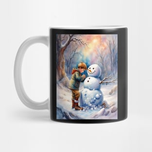 Building a snowman Mug